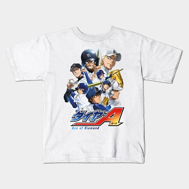 Diamond no Ace Kids T-Shirt by reaf